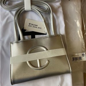 Small Telfar Silver